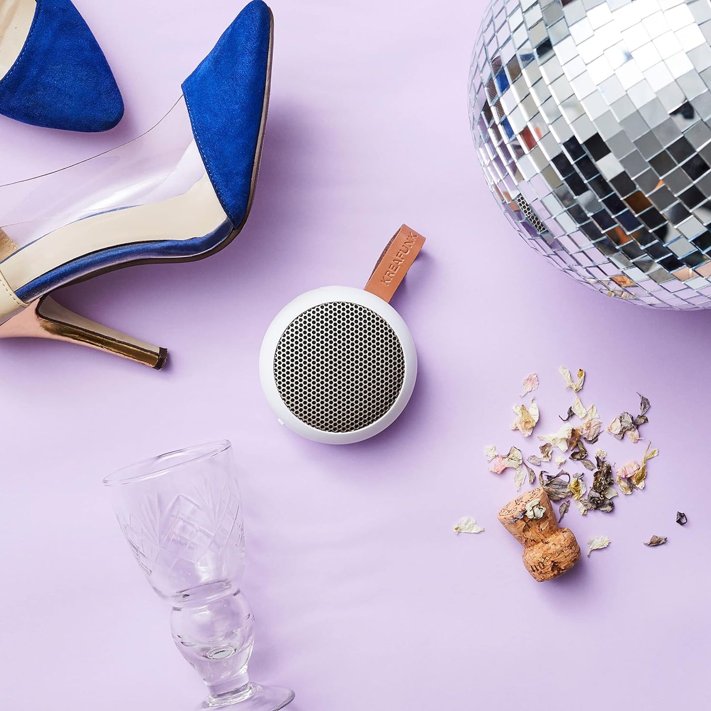 KREAFUNK aGO II Black クレアファンク エーゴツー ブラック ワイヤレスポータブルスピーカー Bluetooth5.1 Type-C充電 IPX5レベル 防水設計